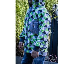 Stickdatei - Kopfhörer Doodle